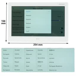 HIKVISION International Version 10 inch DS-KH9510-WTE1(B) Indoor Monitor, 802.3af POE, App Hik-Connect, WiFi, Video Intercom