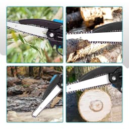 YOFIDRA Brushless Chain Saw 8 Inch Handheld Cordless Pruning Saw Rechargeable Pruning Wood Power Tool For Makita 18V Battery Pin