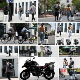 Rhinowalk 24L Bike Pannier Bag Waterproof Cycling Bag Multifunctional Bicycle Rear Seat Bag laptop Backpack Luggage Bag
