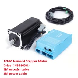 12NM Closed Loop Schrittmotor Nema34 DSP AC60V Stepper Motor Drive Kit