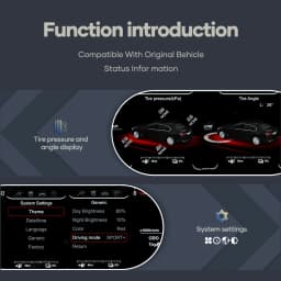 Car Digital Dashboard For BMW 1 2 Series F20 F21 F52 F22 X1 F48 F49 X2 F39 Panel Speedometer Virtual Cockpit Instrument Cluster