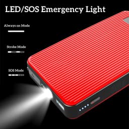 GKFLY Car Battery Jump Starter 2000A/3000A Portable Car Battery Booster Charger 12V Starting Device Emergency Booster