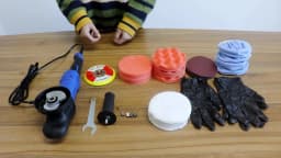 DayPlus Polisher 5000W Dual Action Car Polisher, Random Orbital Polisher Car Buffer Polisher 6 Variable Speed for Car Detailing