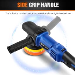 DayPlus Polisher 5000W Dual Action Car Polisher, Random Orbital Polisher Car Buffer Polisher 6 Variable Speed for Car Detailing