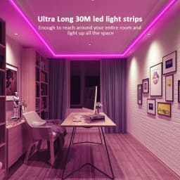 Led Strip Lights Smart Light Strips with App Control RGB Led Lights for Bedroom,Music Sync Color Changing