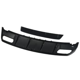 Free Shipping for Mercedes A Class 12-18 W176 A45 AMG Style Rear Bumper Diffuser &Exhaust Tips A45 Rear Spoiler