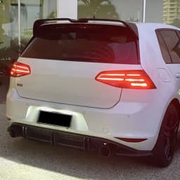 Top Roof Spoiler Wing For 2014-2020 Volkswagen GOLF 7 GTI MK7 MK7.5 Gloss Black