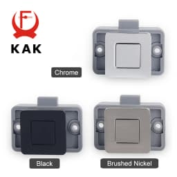 5PCS KAK Camper Car Push Lock 26mm RV Caravan Boat Motor Home Cabinet Drawer Lock Keyless Push Button Latch Furniture Hardware