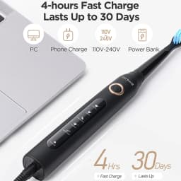 Fairywill Water Flossers Oral Irrigator Rechargeable Portable Dental 3 Modes Water Tank for Teeth 300ML Waterproof Teeth Cleaner