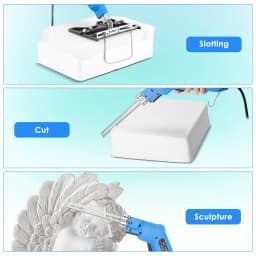 Electric Foam Cutter Hot Knife Cutter Tool Styrofoam Cutting Machine Hot Knife Rope Cutter Hot Wire Kit Foam Cutting Pen 150W
