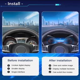 Navidigital 12.3''LCD Digital Dashboard Cluster For Benz R Class ML GL G GLE GLS W164 W166 W463 2006-2019 Years Instrument Panel