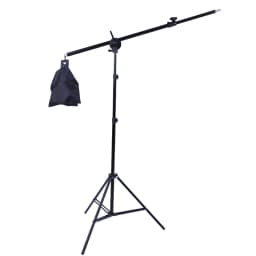 Tripod for Softbox Light Stand Photo Studio 2M with 1.4M Boom Arm Flexible Sandbag Supporting Lighting Photography Phone Flash
