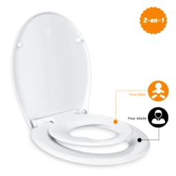 TODOT flidding family toilet glasses with child seat magnetic drop brake and adjustable Hip-bbts01bj