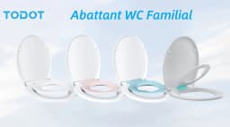 TODOT flidding family toilet glasses with child seat magnetic drop brake and adjustable Hip-bbts01bj