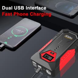 GKFLY 2000A 3000A 4000A Car Jump Starter Big Power Bank Car Battery Booster 12V Car Starting Device for Petrol 6.0L Diesel 5.0L