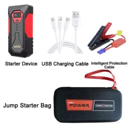 GKFLY 2000A 3000A 4000A Car Jump Starter Big Power Bank Car Battery Booster 12V Car Starting Device for Petrol 6.0L Diesel 5.0L