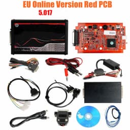 KESS Online Red V2.80 V5.017 V2 KTAG 4LED V7.020 V2.25 No Token OBD2 Manager V7.020 OBD2 V2 ECU Programmer Scanner