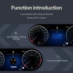 12.3 LCD Digital Dashboard Cluster For Benz R Class ML GL G GLE GLS W164 2006-2019 Years Auto Instrument Paneel Cockpit Speedme