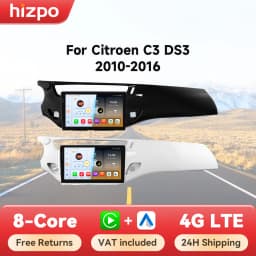 Hizpo 9'' 2din Android 14 for Citroen C3 DS3 2010-2016 Car Radio Multimedia Video Player GPS Carplay Auto 4G RDS Autoradio Wifi
