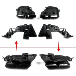 For Mercedes Benz C Class W205 C300 Base Sedan NON AMG Rear Diffuser+Exhaust Tips 2015-2018 Classic Model Rear Bumper