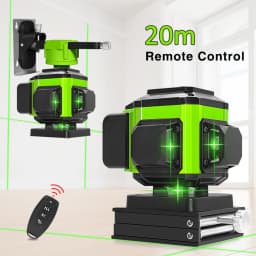 CLUBIONA IE12S Laser Level 12 Lines 3D Self-Leveling 360 Horizontal And Vertical Cross Super Powerful Green Laser Beam Line