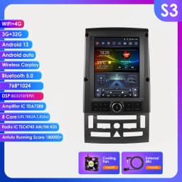 9.7"7862 Android 13 Auto Car radio for Peugeot 407 cc SW 407CC 2004-2011 Autoradio Multimedia player GPS Stereo 360 Cam Carplay