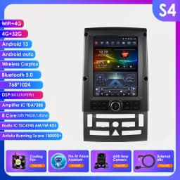 9.7"7862 Android 13 Auto Car radio for Peugeot 407 cc SW 407CC 2004-2011 Autoradio Multimedia player GPS Stereo 360 Cam Carplay