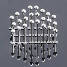 Wholesale 100 PCS/Lot Titanium Steel Labret Lip Piercing Jewelry Earrings for Women Men Piercing Tragus Snug Daith Earring