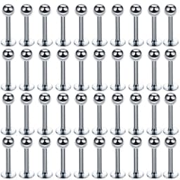 Wholesale 100 PCS/Lot Titanium Steel Labret Lip Piercing Jewelry Earrings for Women Men Piercing Tragus Snug Daith Earring