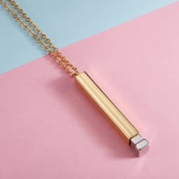 Fnixtar 5Pcs Hidden Pendant Necklace Mirror Polish Stainless Steel Cable Chain Necklace For Women's Men's Lovers Fashion Gifts