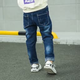 IENENS Kids Boys Jeans Baby Clothes Classic Pants Children Denim Clothing Infant Boy Casual Bowboy Bottoms Trousers 4-11 Years