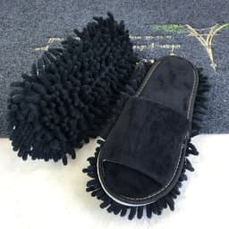 1 Pair Microfiber Dust Mop Slippers Lazy Quick Cleaning Floor Cleaning Slipper Washable Home Shoes Home Bathroom Cleanning Tools