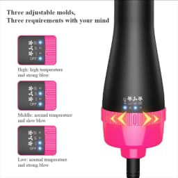 3 in 1 Hair Dryer Brush Dryer and Straightening Brush One Step Hot Air Brush Women's Hair Brush Professional Hair Straightener
