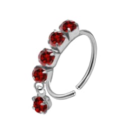 Nose Piercing Nose Ring Stainless Steel Colorful Nose Ring Dangle Nose Rings Piercing Jewelry For Women
