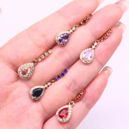Nose Piercing Nose Ring Stainless Steel Colorful Nose Ring Dangle Nose Rings Piercing Jewelry For Women