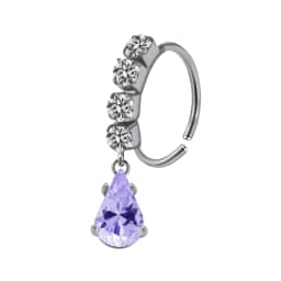 Nose Piercing Nose Ring Stainless Steel Colorful Nose Ring Dangle Nose Rings Piercing Jewelry For Women