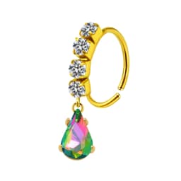 Nose Piercing Nose Ring Stainless Steel Colorful Nose Ring Dangle Nose Rings Piercing Jewelry For Women
