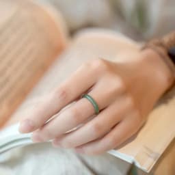 Inner Diameter 14mm-22mm Natural Emerald A-goods Ring For Men Women Couple Pair Circle Jade Hand Jewelry Wholesale Drop Shipping
