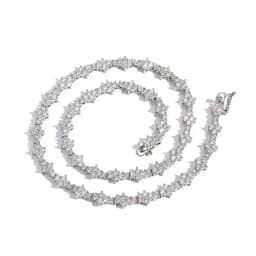 TOPGRILLZ New Honeycomb Necklace Classic 7MM Tennis Chain Hip Hop Punk Jewelry High Quality Choker Necklace For Anniversary Gift