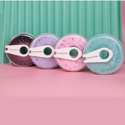 1pc STALEKS Disposable Donuts Frosted Nail Strips Manicure Polishing Strip Nail Art Rubbing Strip Manicure Tool with Saw Cut