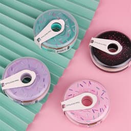1pc STALEKS Disposable Donuts Frosted Nail Strips Manicure Polishing Strip Nail Art Rubbing Strip Manicure Tool with Saw Cut