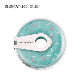 1pc STALEKS Disposable Donuts Frosted Nail Strips Manicure Polishing Strip Nail Art Rubbing Strip Manicure Tool with Saw Cut