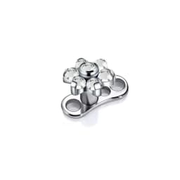14G G23 Titanium Microdermals Flower Zircon Dermal Anchor Snake Bee Internal Thread Piercing Butterfly Skin Diver Body Jewelry