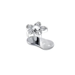 14G G23 Titanium Microdermals Flower Zircon Dermal Anchor Snake Bee Internal Thread Piercing Butterfly Skin Diver Body Jewelry