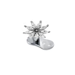 14G G23 Titanium Microdermals Flower Zircon Dermal Anchor Snake Bee Internal Thread Piercing Butterfly Skin Diver Body Jewelry