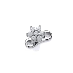 14G G23 Titanium Microdermals Flower Zircon Dermal Anchor Snake Bee Internal Thread Piercing Butterfly Skin Diver Body Jewelry
