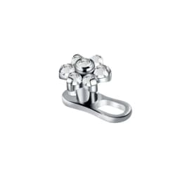 14G G23 Titanium Microdermals Flower Zircon Dermal Anchor Snake Bee Internal Thread Piercing Butterfly Skin Diver Body Jewelry