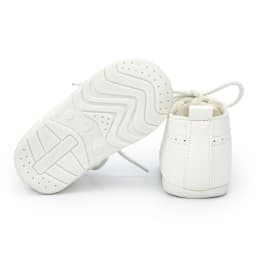 KIDSUN 2021 New Arrival Infant Baby Shoes Baptism Shoes PU Leather Toddler First Walkers Rubber Soft Sole Anti-slip Moccasins