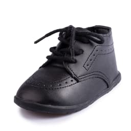 KIDSUN 2021 New Arrival Infant Baby Shoes Baptism Shoes PU Leather Toddler First Walkers Rubber Soft Sole Anti-slip Moccasins