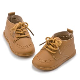 KIDSUN 2021 New Arrival Infant Baby Shoes Baptism Shoes PU Leather Toddler First Walkers Rubber Soft Sole Anti-slip Moccasins